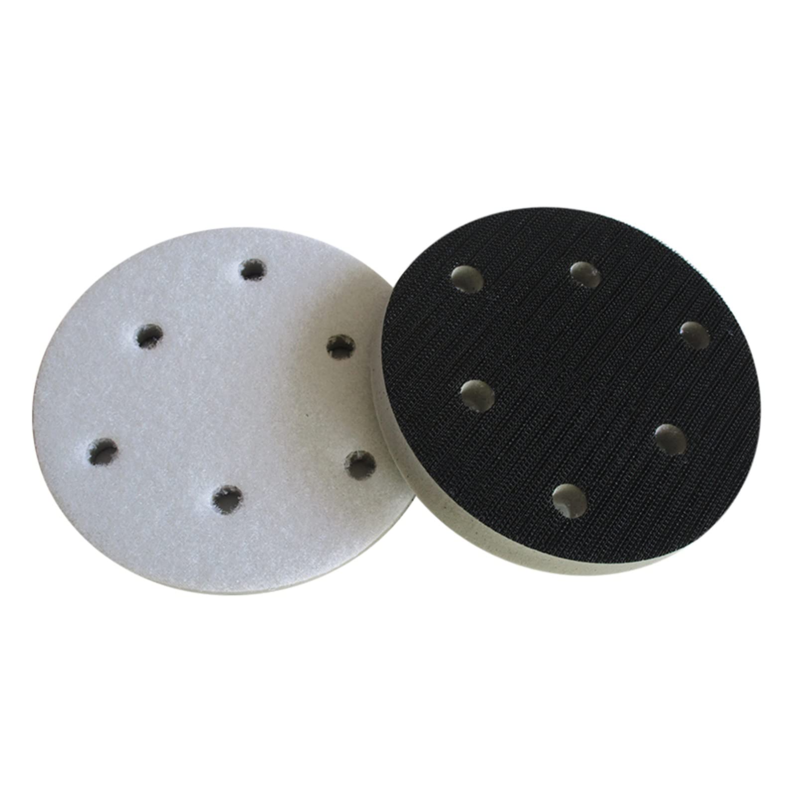 Almohadilla de Pulido Almohadilla de Interfaz de Alta Densidad 5"6-Agujero 125 mm amortiguación y protección Landing Pad Tool Power Tool Accessors-gook and Bucle