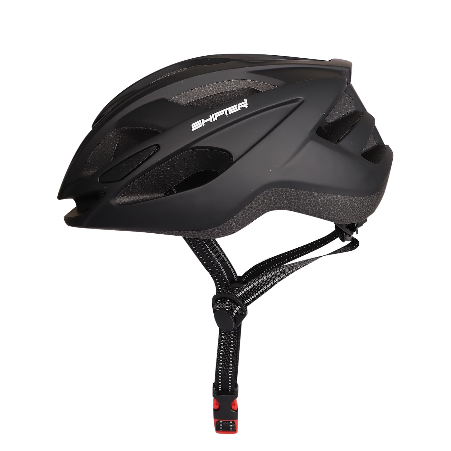 Shifter Kid's Youth Adult Free Size Light Weight Bicycle/Bike Adjustable Size Superior Ventilation Safety Helmet for Cycling/Skating/Skate Boarding (Black)-image-9