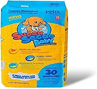 Petix Tapete Higiênico Para Cães Super Secão Baby - 30 Unidades