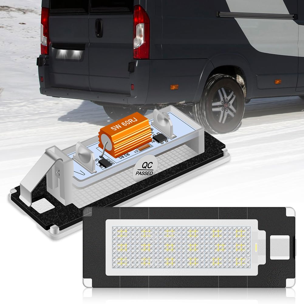NEUF PERMIS PLAQUE Immatriculation Lampe - L. / R - Pour Man Tge Bus NEUF PERMIS PLAQUE Immatriculation Lampe - L. / R - Pour Man Tge Bus