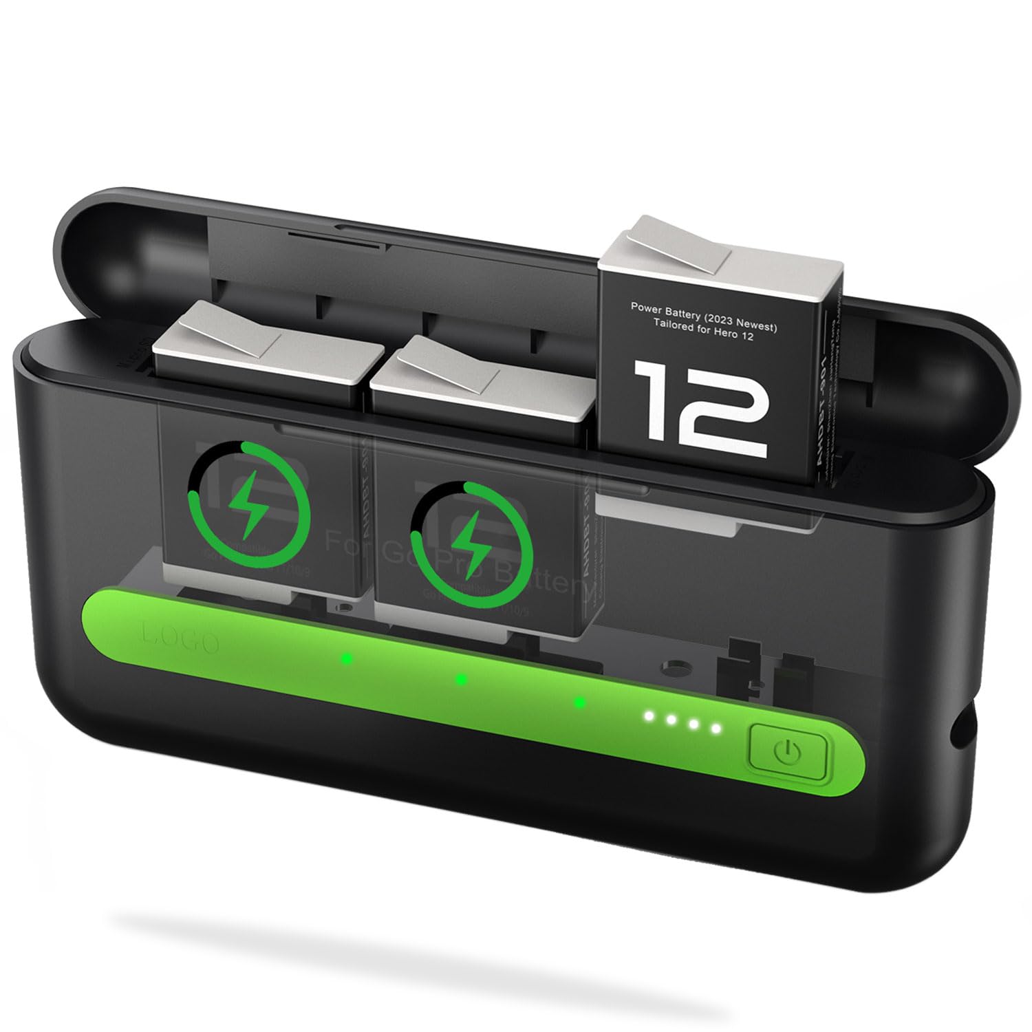 Didimeta 7000mah Charging Compartment For Gopro Hero 12 11 10