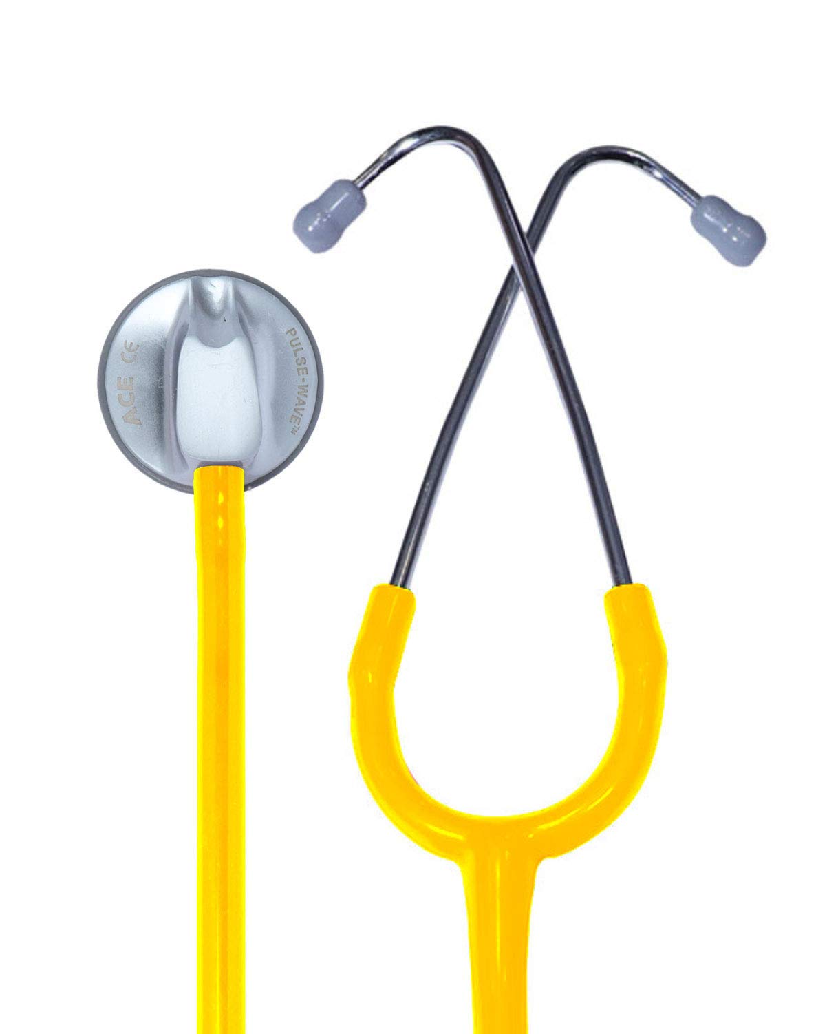 Ace Stethoscope Single Head Stethoscope Latex Free Stethoscope Cardio Stethoscope Single Tube Acoustic Professionals Deluxe Stethoscope With Latex free Metal Chest Piece (Yellow) (B08X3QTXP3) Amazon Price History, Amazon Price Tracker