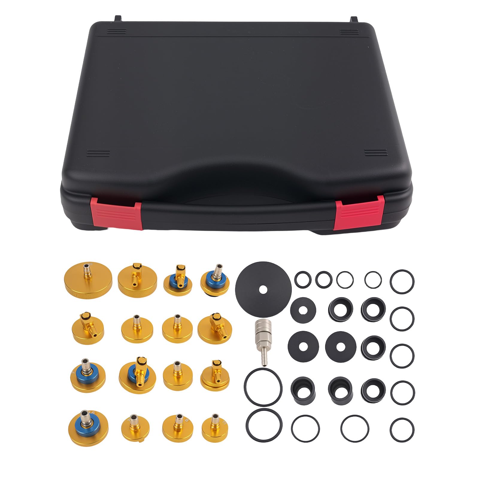 maXpeedingrods Brake Fluid Bleeder Adapter Tool Kit Bremsenentlüftungsgerät | Brake Master Cylinder Bleeder Werkzeug, Entlüfterset Professionelles Bremsentlüfter-Adapterset zum Befüllen Bremsflüssigkeit