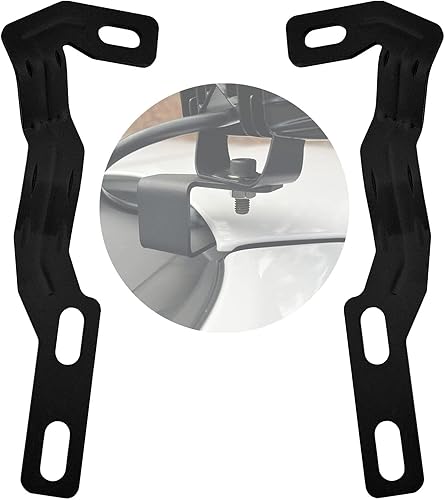 Kit de soporte de montaje de luz LED para bisagra de capó todoterreno, soportes de montaje de luz compatibles con Toyota Tacoma Truck 2016 2017 2018