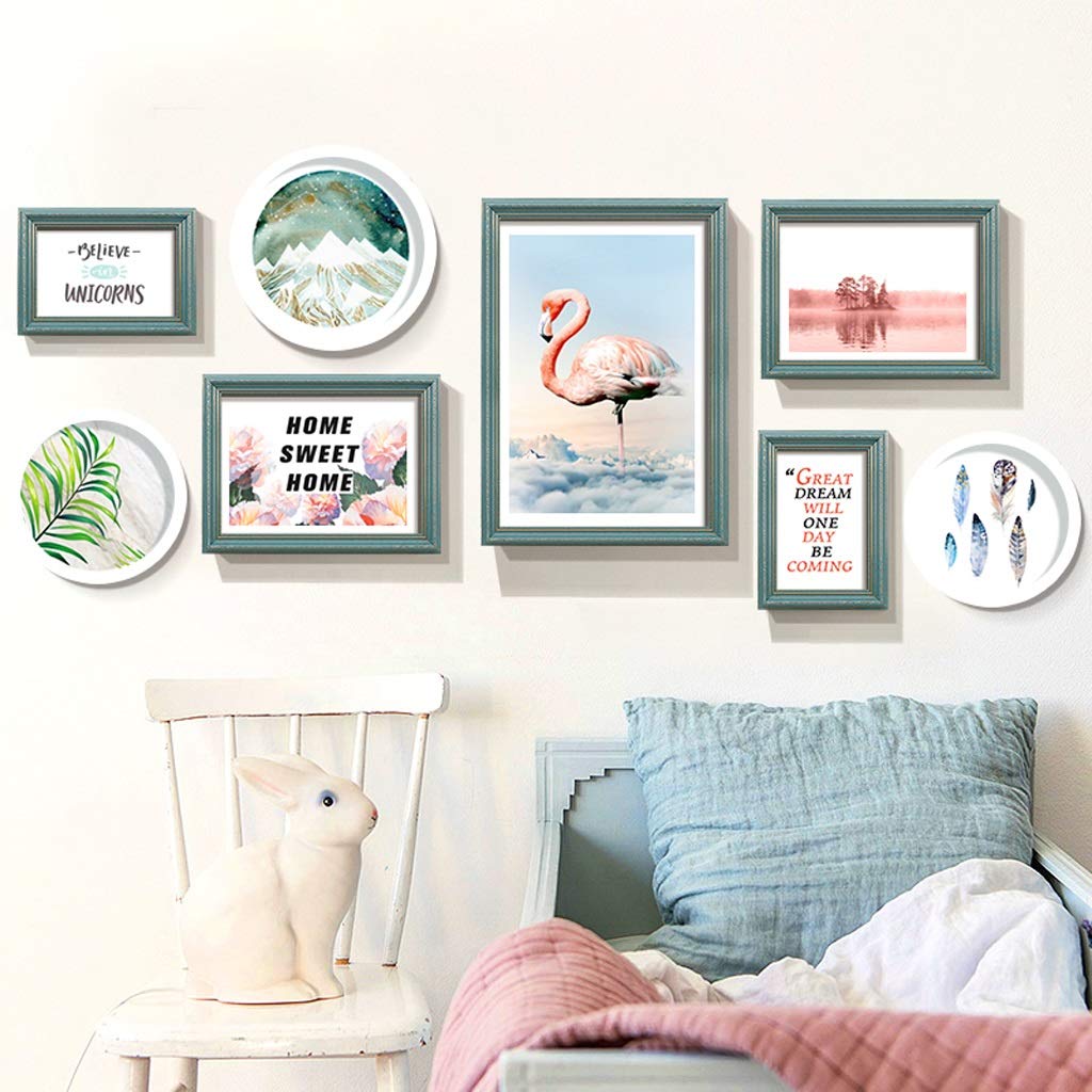 Cadres photo muraux pour habiller un mur vide | Kit de 11 cadres de collage design