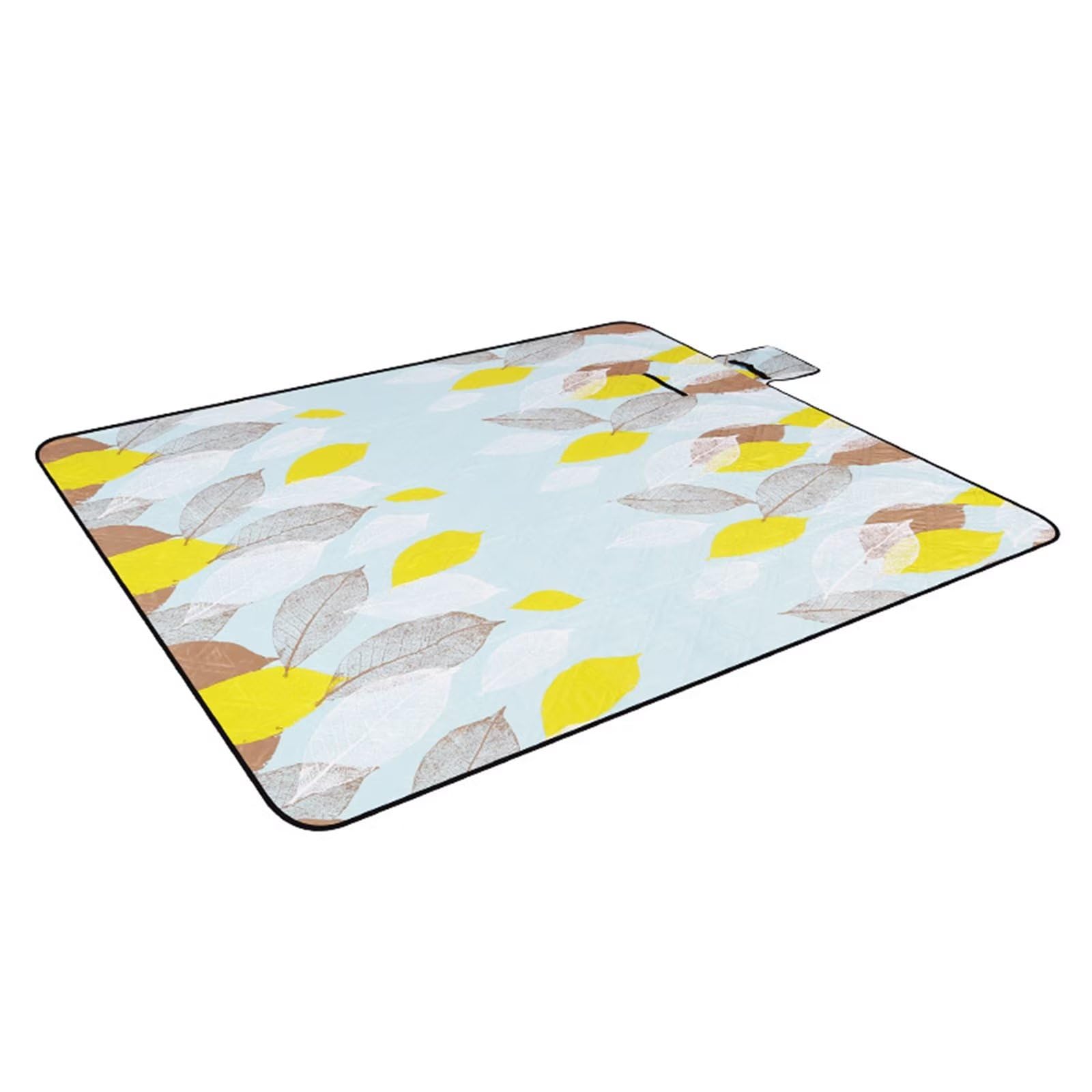 Coperta da Picnic Foglie colorate,100x150cm,Grande XXL Picnic Blanket,con Parte Inferiore Impermeabile Tappetino Spiaggia Isolata Pieghevole per Spiaggia,Campeggio,Esterno,Parco,Giardino