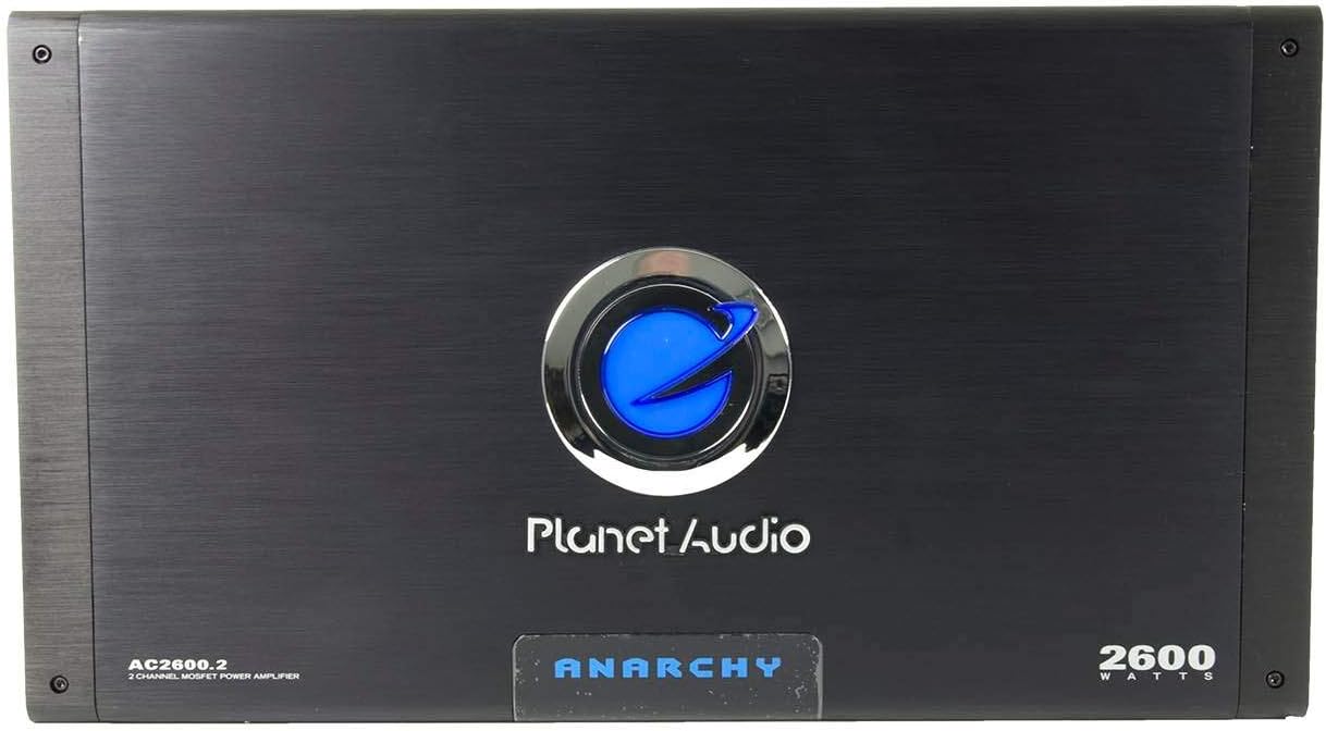 Popular Planet Audio 2600W 2-Channel Car Amplifier Amp AC26002 + Remote (2 Pack)