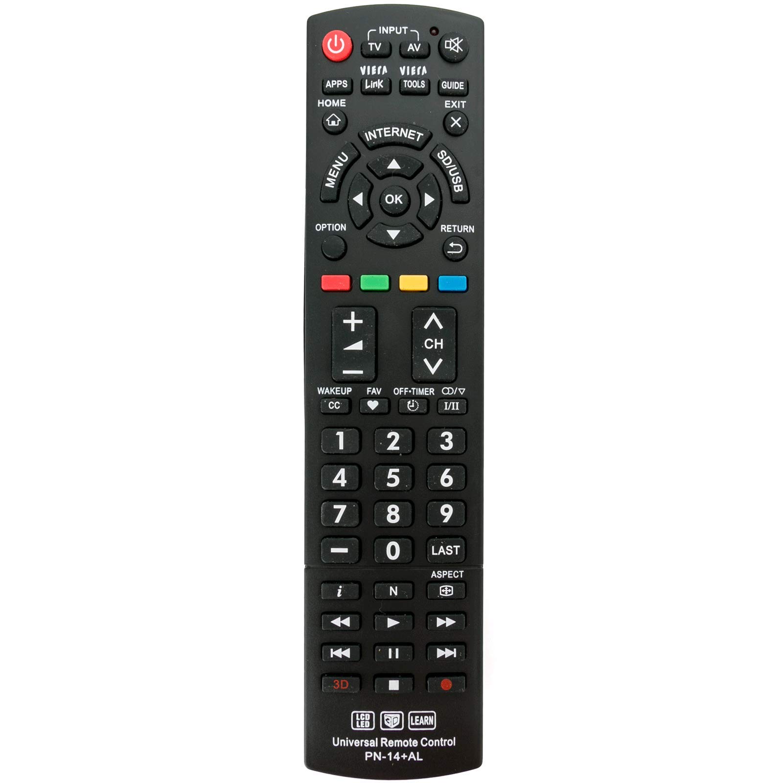 Amazon.com: Universal Replacement Remote fit for Panasonic TV PN