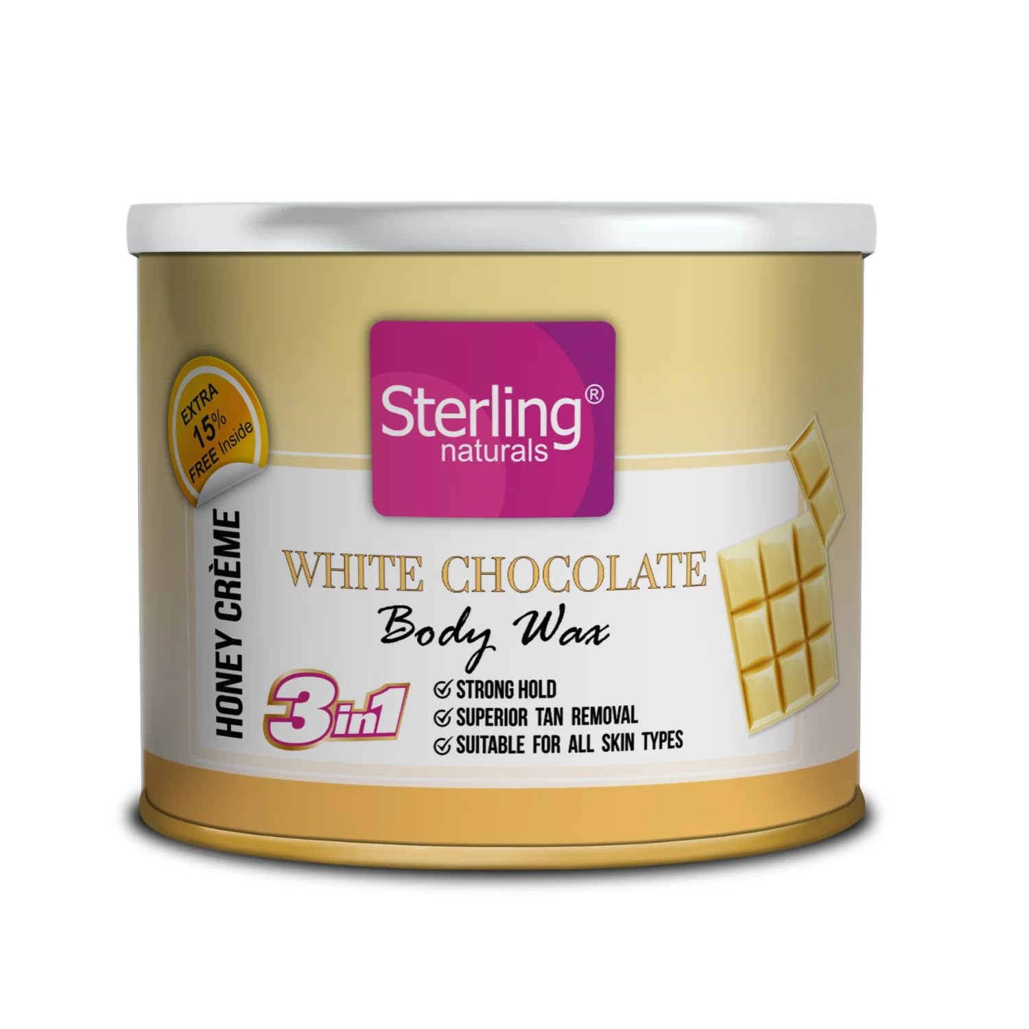 White Chocolate Hair Removal Wax for Women - Quick & Easy Removal Cream for Tan & Dead Skin, Body Wax for Arms, Legs, Underarms, Chest & Bikini Area, Suitable for All Skin Types, 300g-image-40