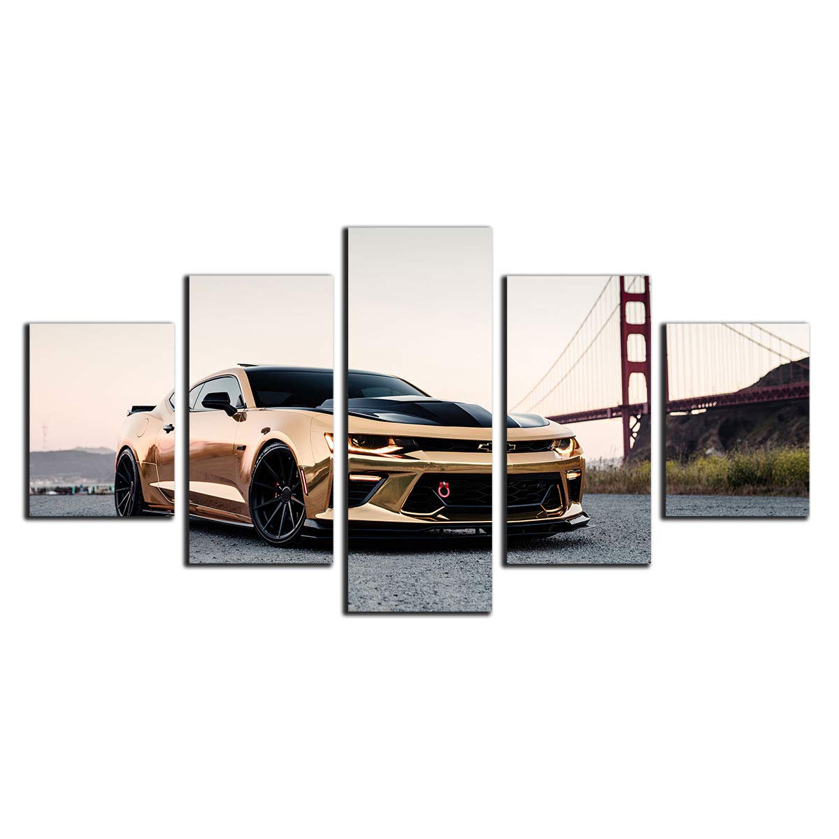 Camaro voiture de sport affiche en toile peinture véhicule premium