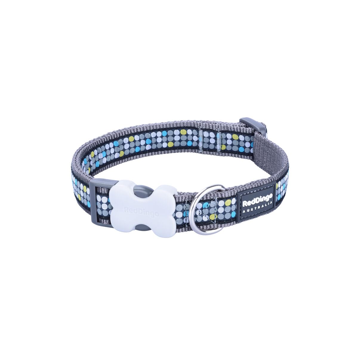Red Dingo Collar para Perro Modern on Cool 20-32 cm Gris