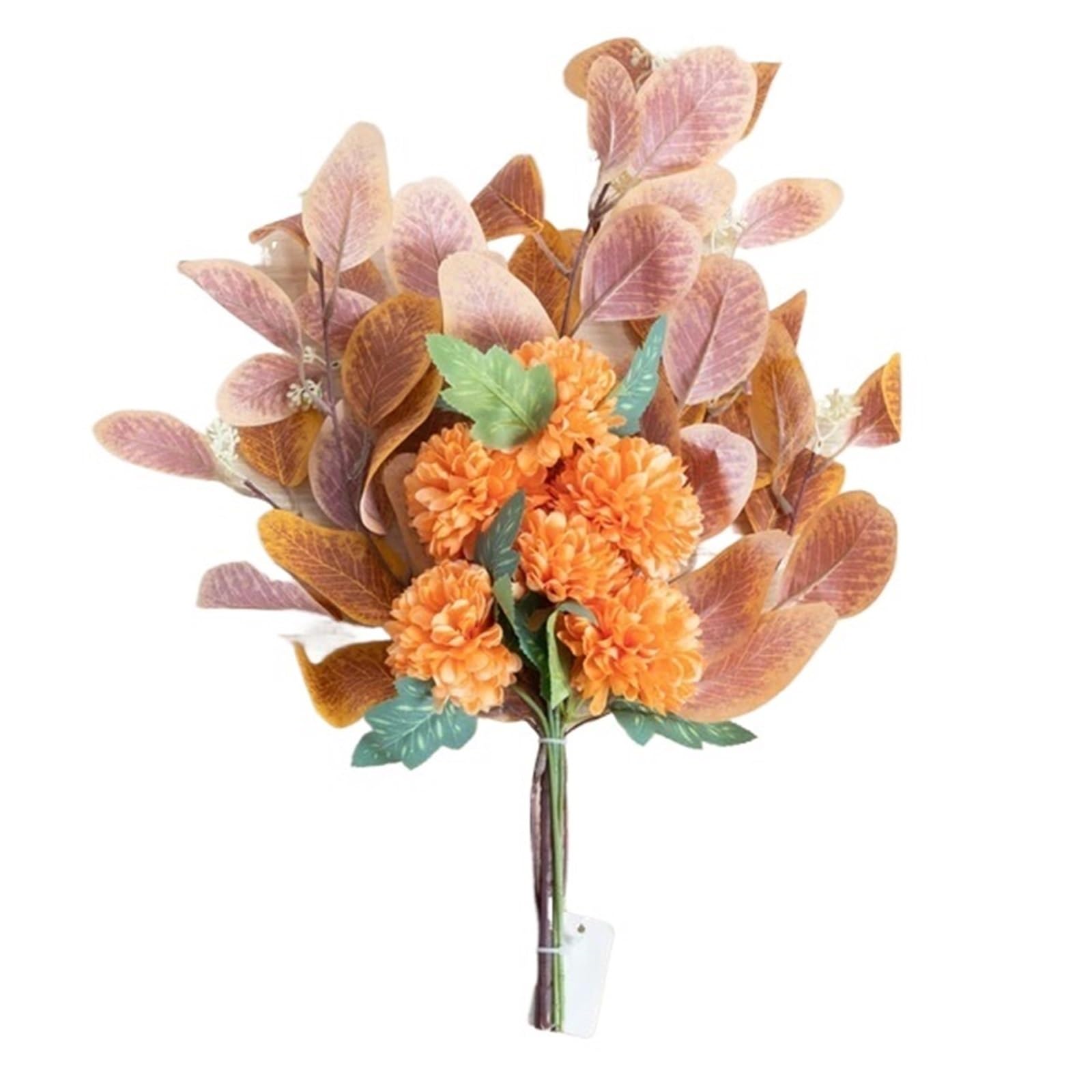 FonHNDG Artificial Flower Branches 50cm Artificial Flower White Fake Plants Blue Bride Bouquet Hydrangea Chrysanthemum Silk Floral For Vase Wedding Home Room Decoration(Color9)