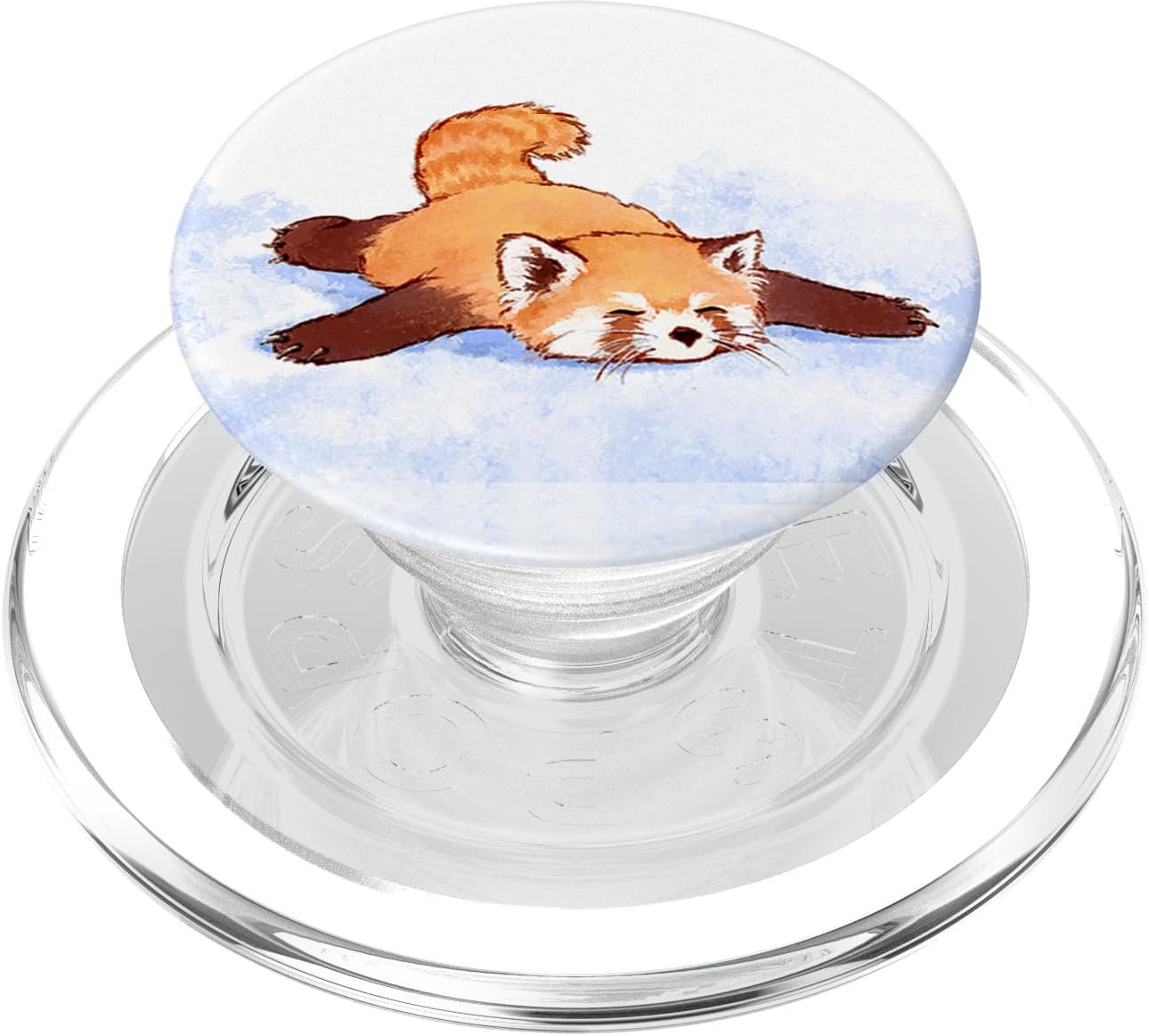 Cute Red Panda Pop Socket Cartoon PopSockets PopWallet for MagSafe