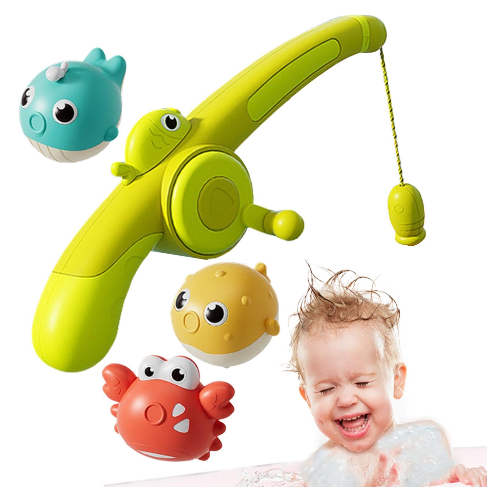 お風呂あそび Amazon.co.jp: 浴槽釣りおもちゃ、子供用お風呂用おもちゃ、18