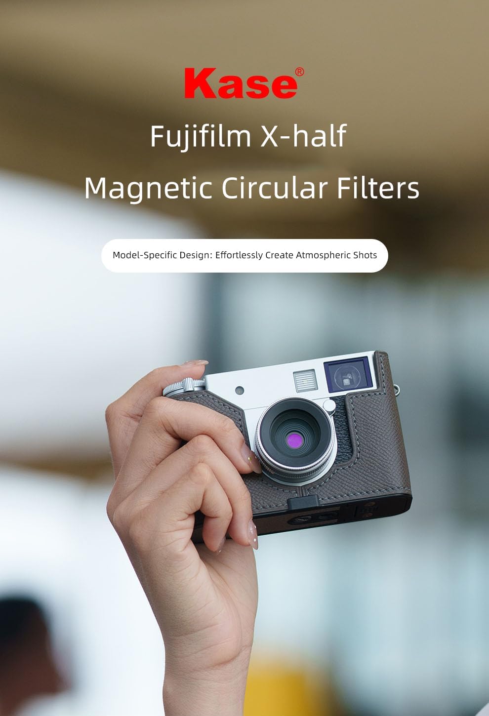 Kase Magnetic Filter Compatible with Fuji/Fujifilm X-Half Digital Cameras (UV)