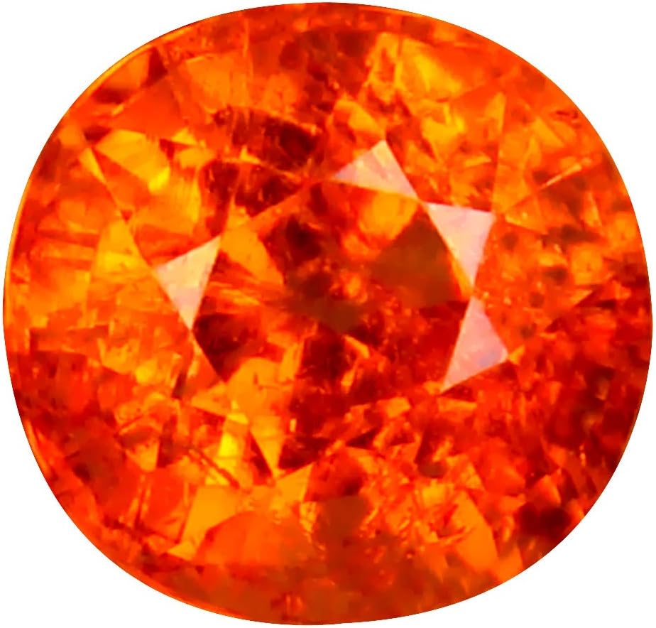 Deluxe Gems 1.54 ct Oval Cut (6 x 6 mm) Namibian Fanta Orange Spessartine Natural Loose Gemstone