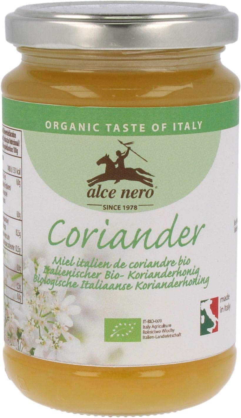 Coriander Honey BIO 400 g - ALCE NERO