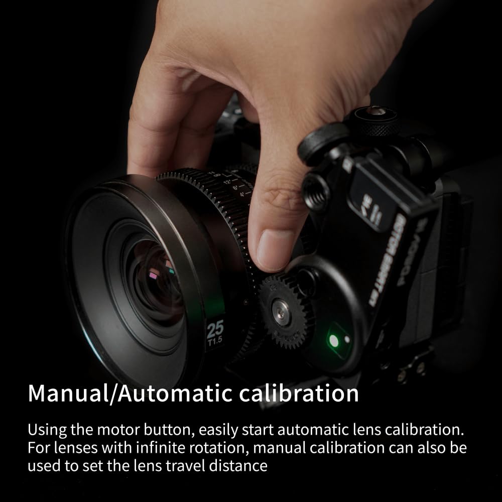 PDMOVIE Live Air 3 Smart PD-BTMP-S LiDAR Autofocus Motor for Manual Lenses with Focus Limit or DSLR Lenses Without Focus with Depth of Field Scale