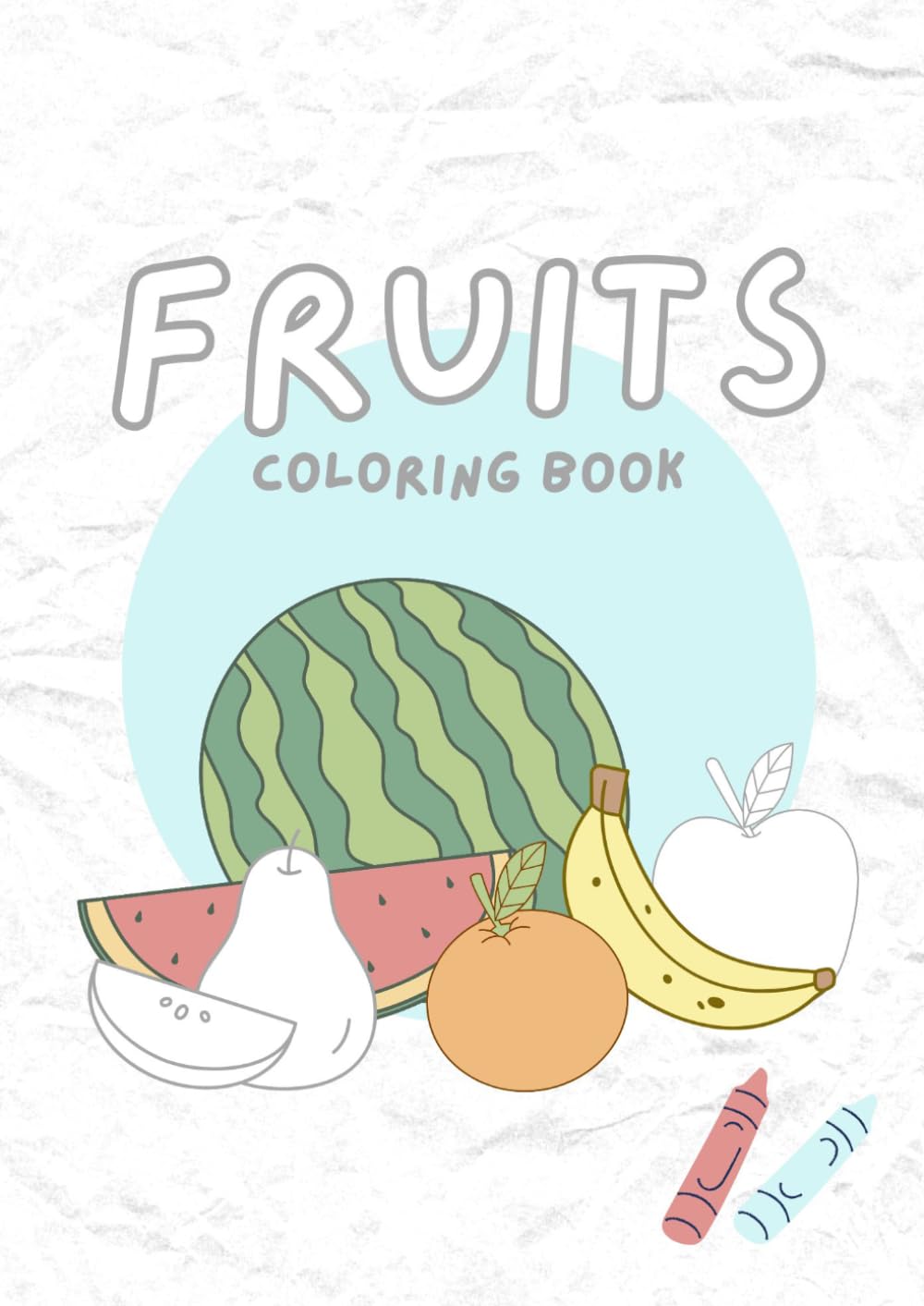 Fruits Coloring Book Worksheet