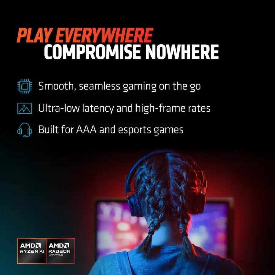 Image of ASUS ROG Zephyrus G14 Copilot+ PC Gaming Laptop, 14 inch OLED 3K 120Hz, AMD Ryzen AI 9 HX 370, NVIDIA GeForce RTX 5070Ti, WiFi7, Win11, Platinum White, (32GB RAM |1TB SSD), w /2TB USB Drive, W /GaLiMu