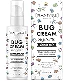 Plantville Bug Repellent and Itch Relief Cream Natural Plant Based Flea Repellent for Humans Family...