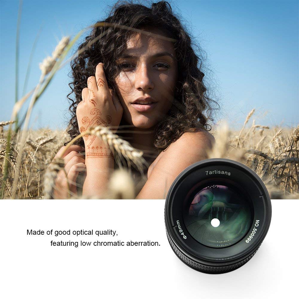 Titolo SEO: Fotocamera 7artisans APS-C Obiettivo Manuale F1.4 Canon EOS M - Dettaglio