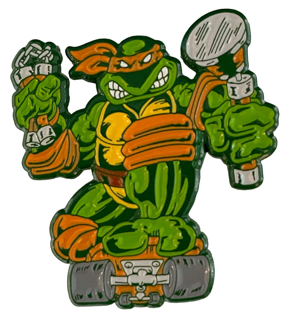 Comic Era Michelangelo: Collectible Enamel Pin