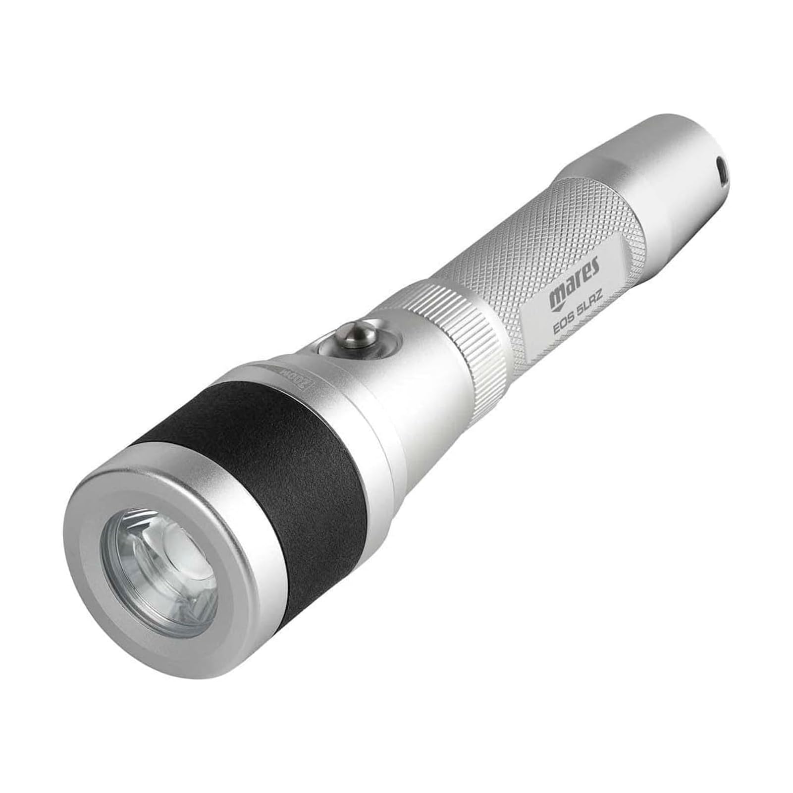 Mares EOS 5LRZ - Lampe plongée 520 lumens LED rechargeable USB, autonomie 135min, faisceau réglable, interrupteur magnétique, étui inclus 120m