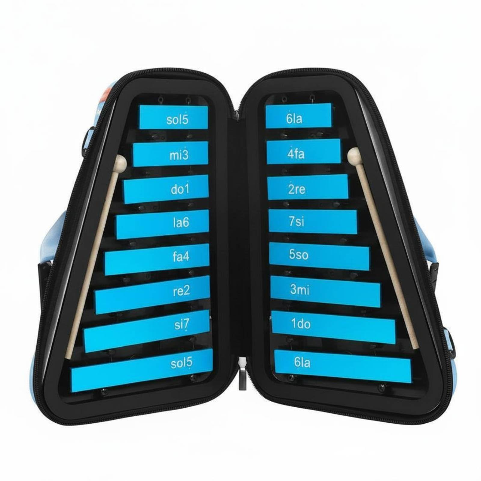 Carillon 16 Note Portatile Metallofono Infantile Scuola Xilofono da Bambini per Asilo, Casa