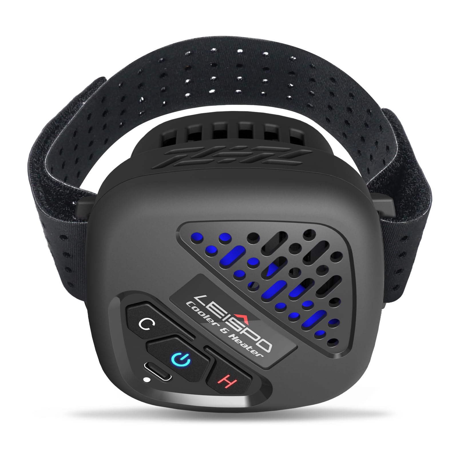 Electric Heating Pad Cold Heat Therapy Wrap for Neck, Shoulder, Knee Back - Small, Wearable & Portable 2-in-1 Cooling Pack Device for Body Instant Recovery - Black