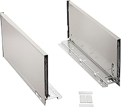 Blum LEGRABOX pure drawer frame 770C5002I (nominal length 500mm, system height C 176mm) Stainless steel drawer with anti-fingerprint, covers included