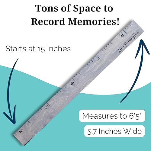 Miniatura 10 de Tabla de crecimiento boho para pared, tabla de crecimiento de madera para pared, tabla de crecimiento de madera para niños de pared, tabla de