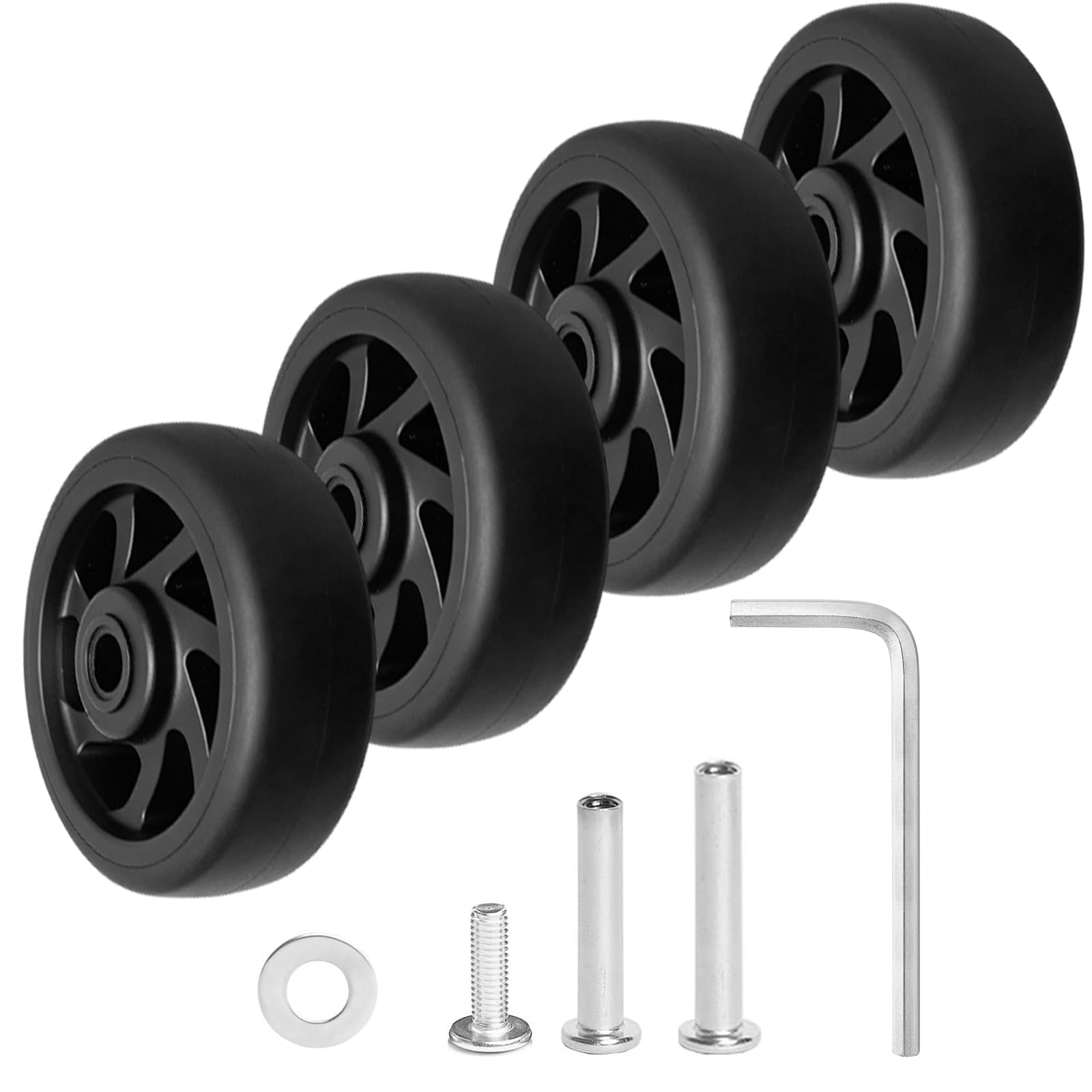 Photo 1 of Frecizzy 50mm Luggage Replacement Wheels (4-Pack)