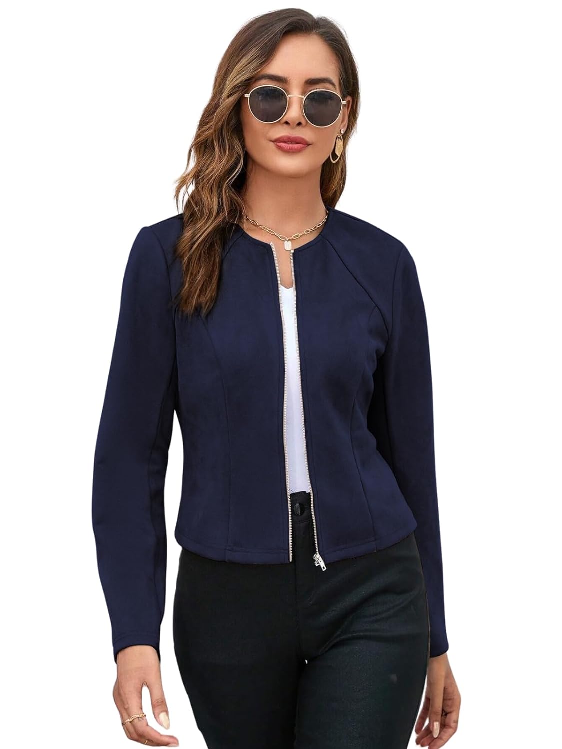 GRECIILOOKS Women Poly Lycra Standard Length Oversized Jacket Korean Style Casual Outerwear | Streetwear Party Jacket with Trendy Loose Fit (Available in Plus Size) GRECIILOOKS Women Poly Lycra Standard Length Oversized Jacket Korean Style Casual Outerwear | Streetwear Party Jacket with Trendy Loose Fit (Available in Plus Size)