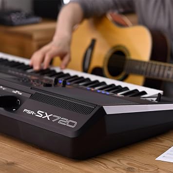 Yamaha 61-Key Arranger Keyboard, Multiple Styles and Voices, Assignable Live Control Knobs PSRSX720