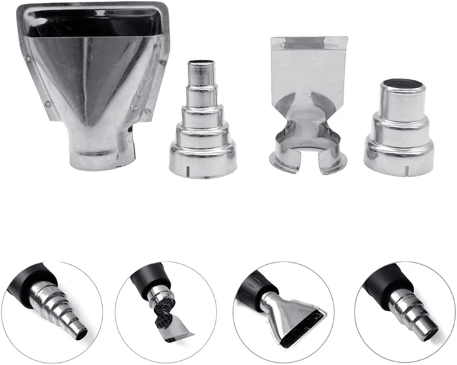 35mm Stainless Steel Heat Resisting Nozzle for Hot Air Soldering Stations(Five section)