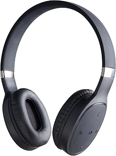 Outdoor Tech - Komodo Over-The-Ear Bluetooth Headphones, Black - Wired and Wireless, Touch Controls for Music, Microphone, and Answering Phone Calls