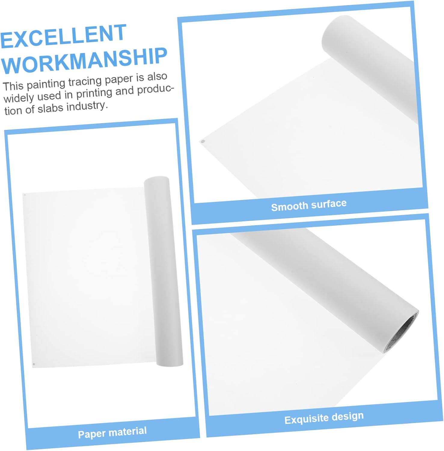 Veemoon Portable Sulfate Paper Tracing Paper Glassine Drawing Supplies for Artists Calligraphy