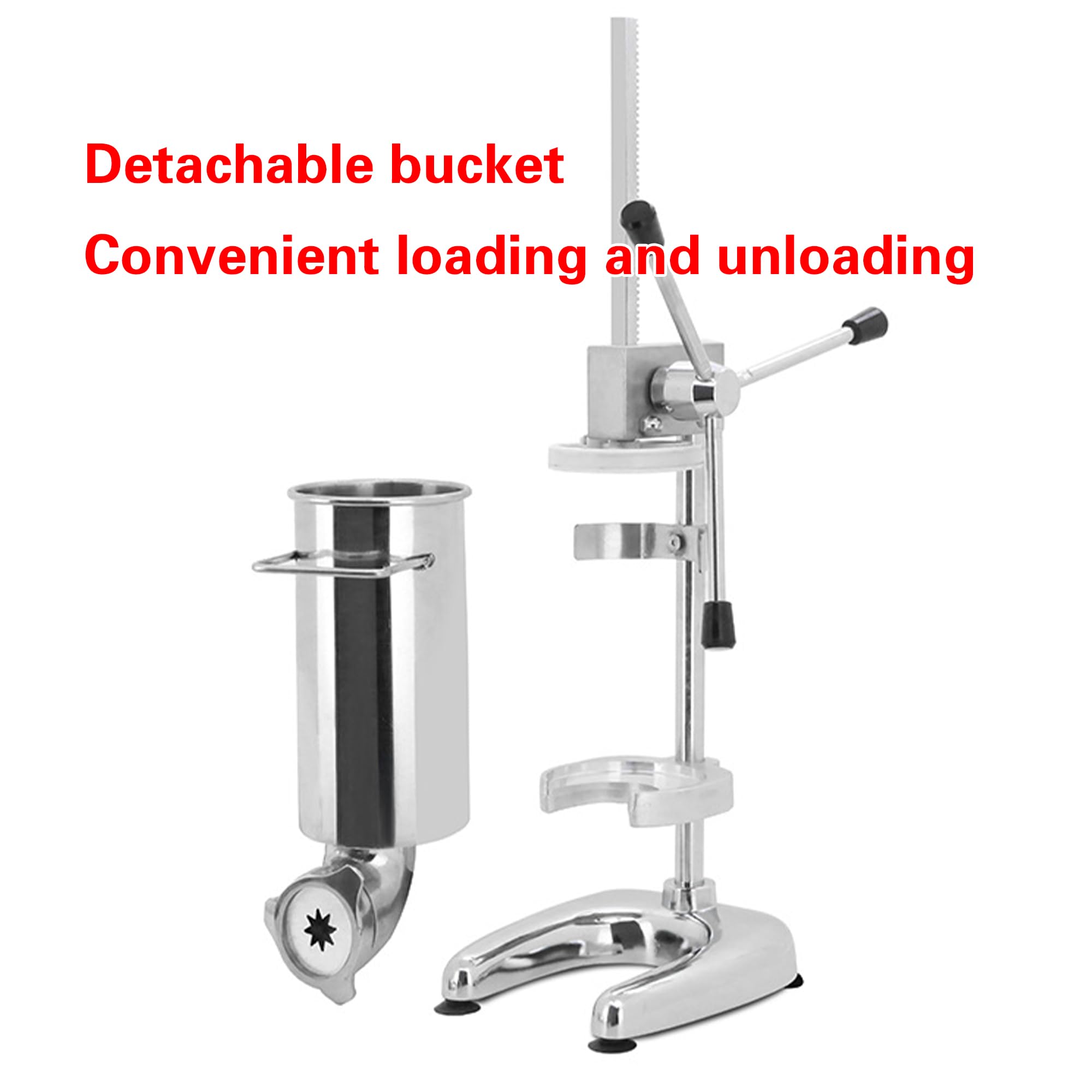 Macchina Commerciale Verticale Per Churros Con 5 Ugelli/stampi, Churrera Spagnola In Acciaio Inossidabile Per Ciambelle/churros Ripieni, Ideale Per Casa, Ristoranti E Panetterie 3L
