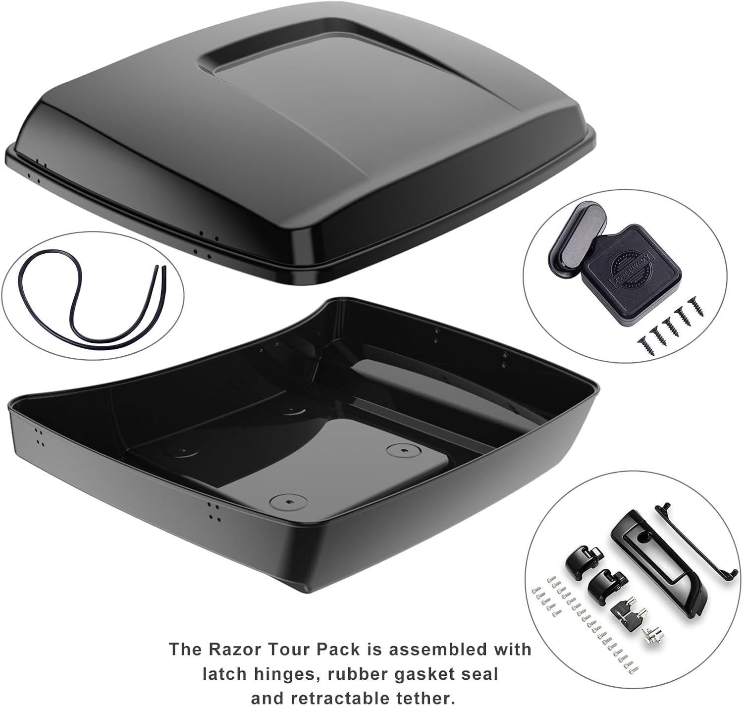 Advanblack Razor Tour Pack components