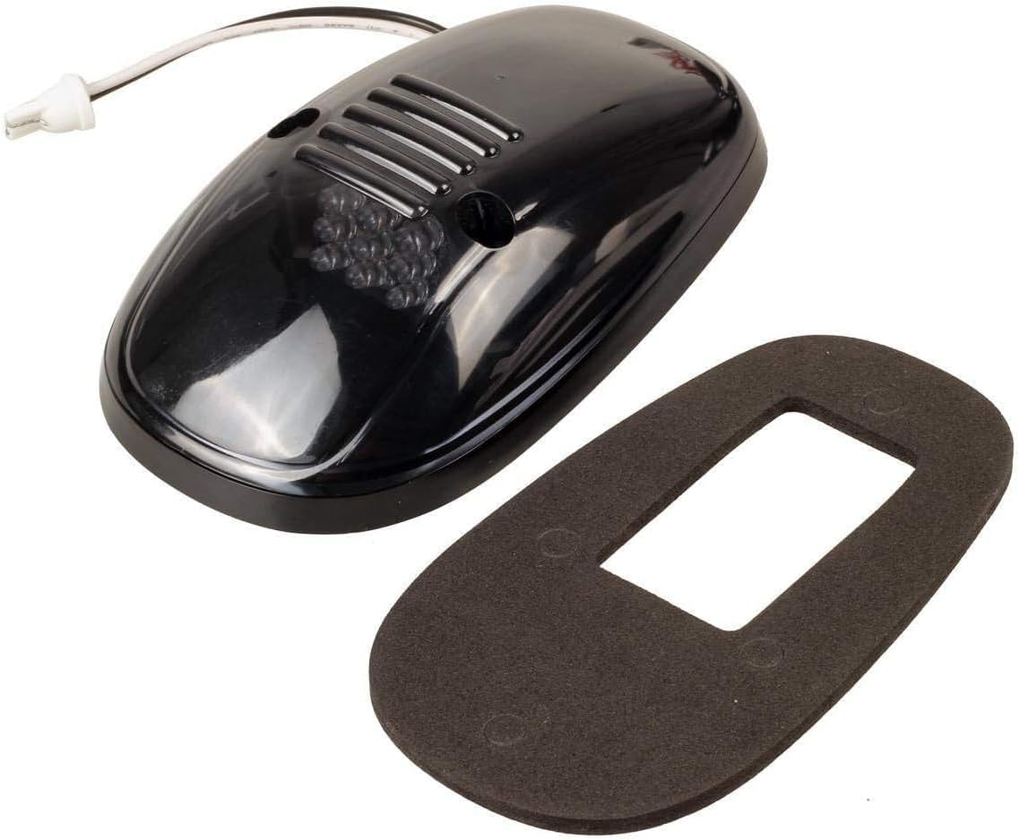 5 X Cab Marker Light, Smoke Lens Amber LED Housing Cab Roof Running Lights, Top Clearance Light Harness w/Wiring Pack Compatible with 1999-2002 Dodge Ram 2500 3500 Pickup Trucks