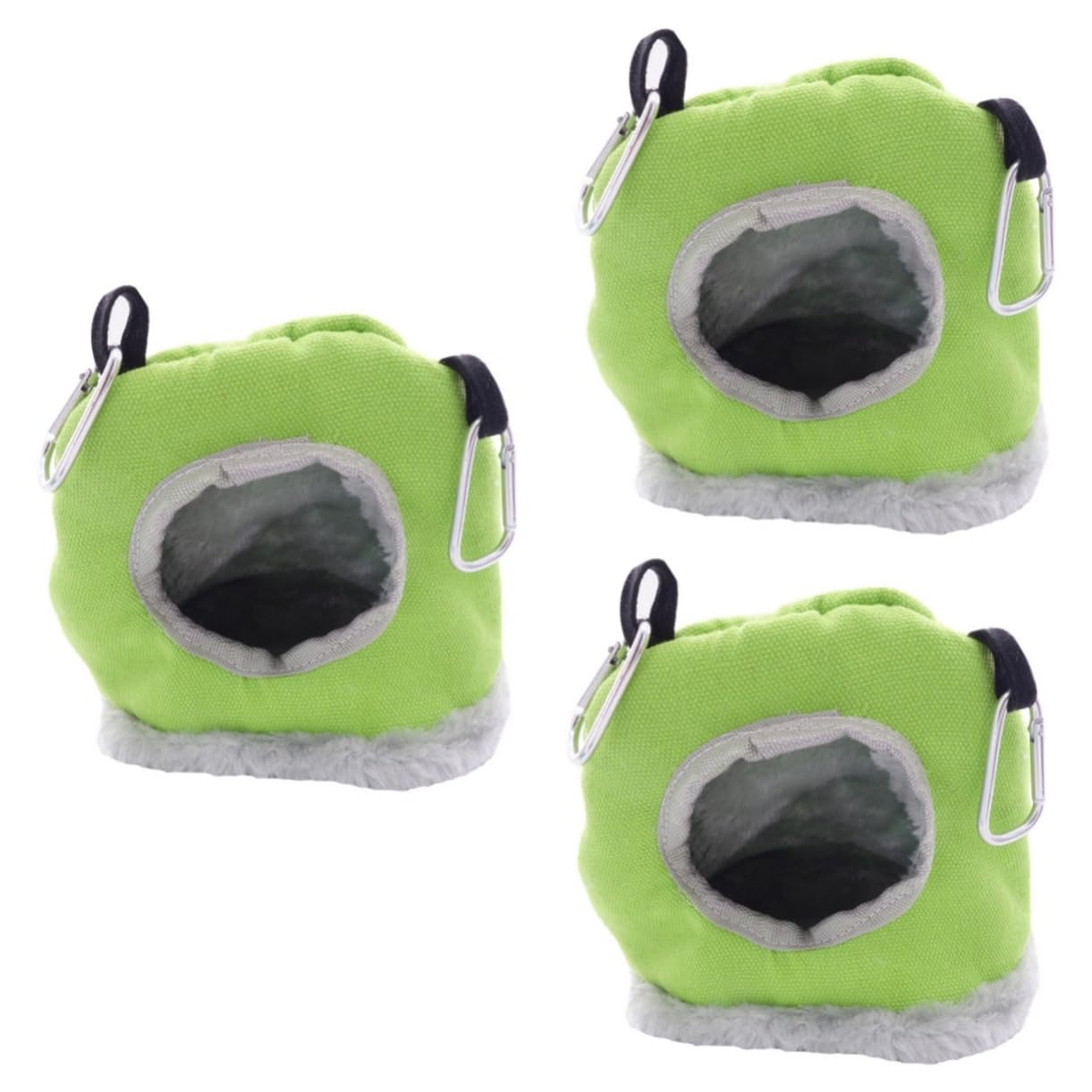 minkissy 3 Uds Cama Cálida para Pájaros Cama Colgante para Pájaros Hamaca para Ratas para Jaula Cama para Invierno Pájaro Loro Jaula para Mascotas Cama Colgante Hamaca para Hámster