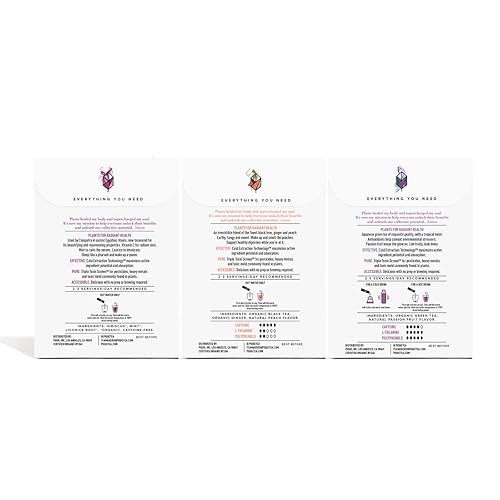 Miniatura 2 de Pique Muestra de cristales de té orgánico de frutas y té floral Embellece, rejuvenece y calma 42 palitos individuales (paquete de 3)