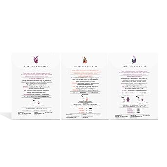 Pique Tea Organic Fruit & Floral Tea Crystals Sampler - Beauty, Rejuvenate, Calm - 42 Single Serve Sticks (Pack of 3)