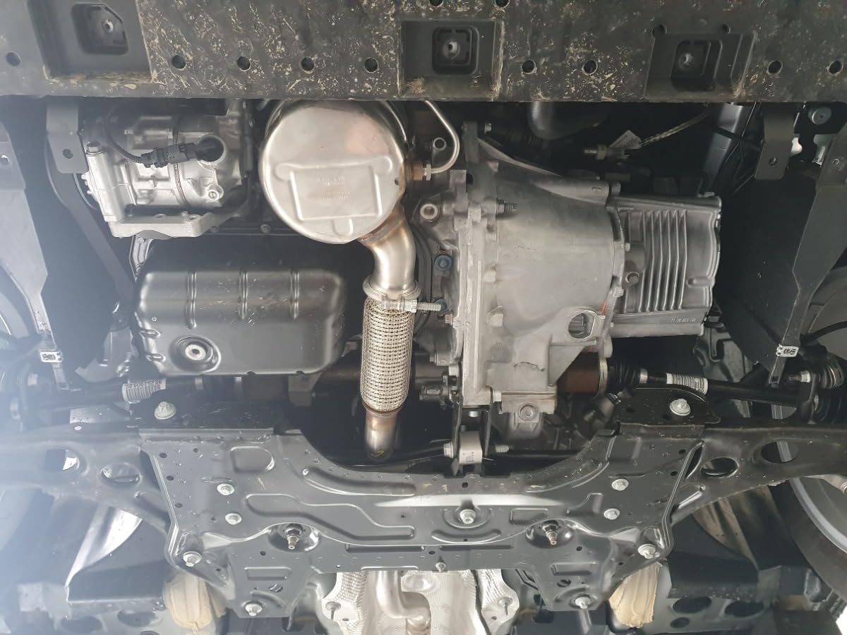 Protezione inferiore motore in metallo compatibile con Opel Corsa F (2019-2025)