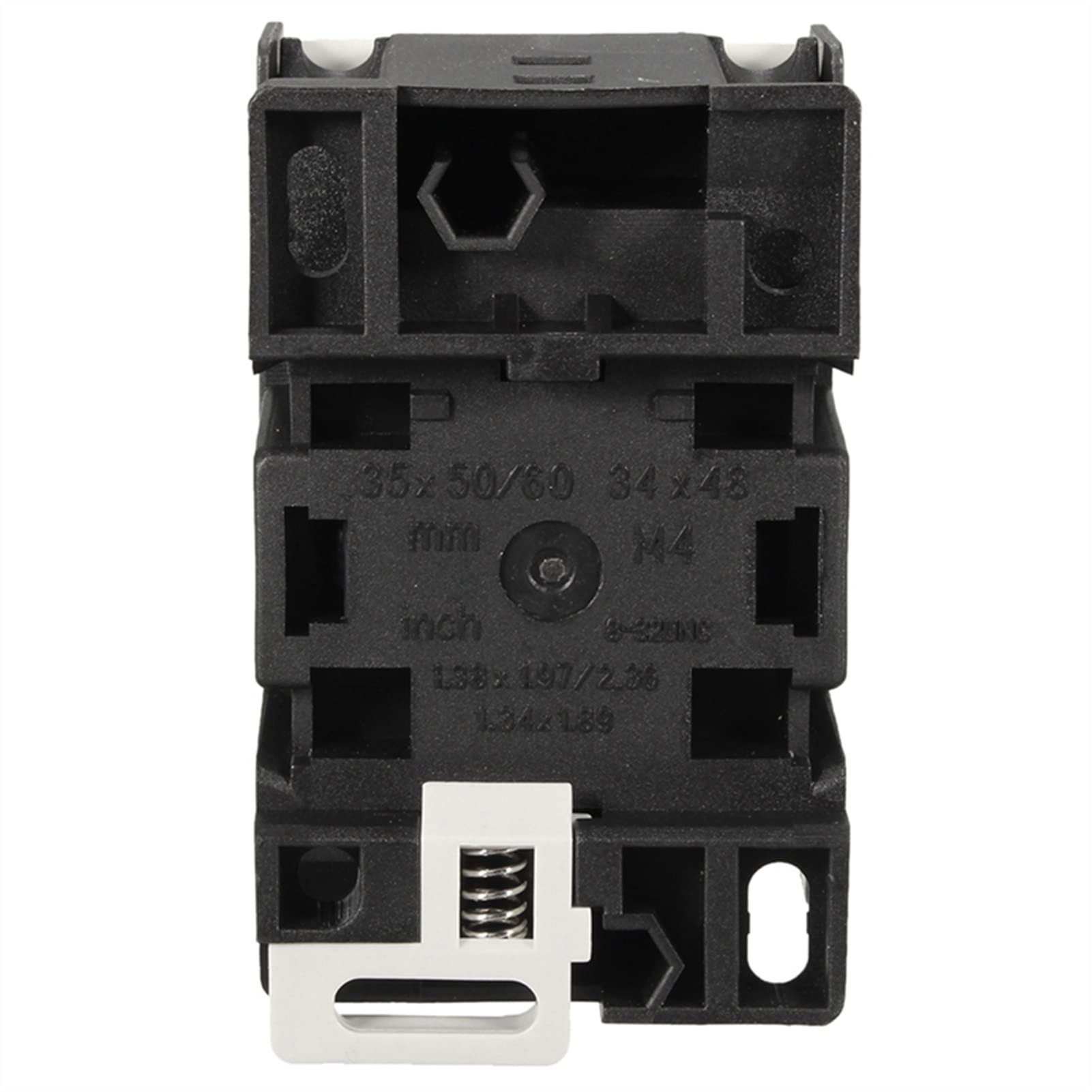 Contacteur AC220V Bobine 18a 3 Phases 1no 50/60Hz démarreur électronique Relais de démarrage LC1 D1810 Noir Industriel électrique Interrupteur de Commande