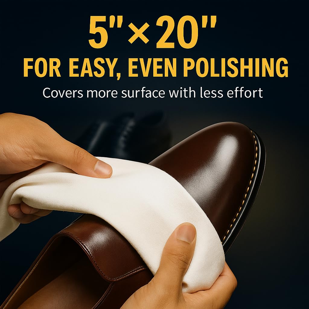 Pack De 3 Paños De Microfibra Para Limpiar Y Dar Brilló A Zapatos Y Botas - Color Aleatorio