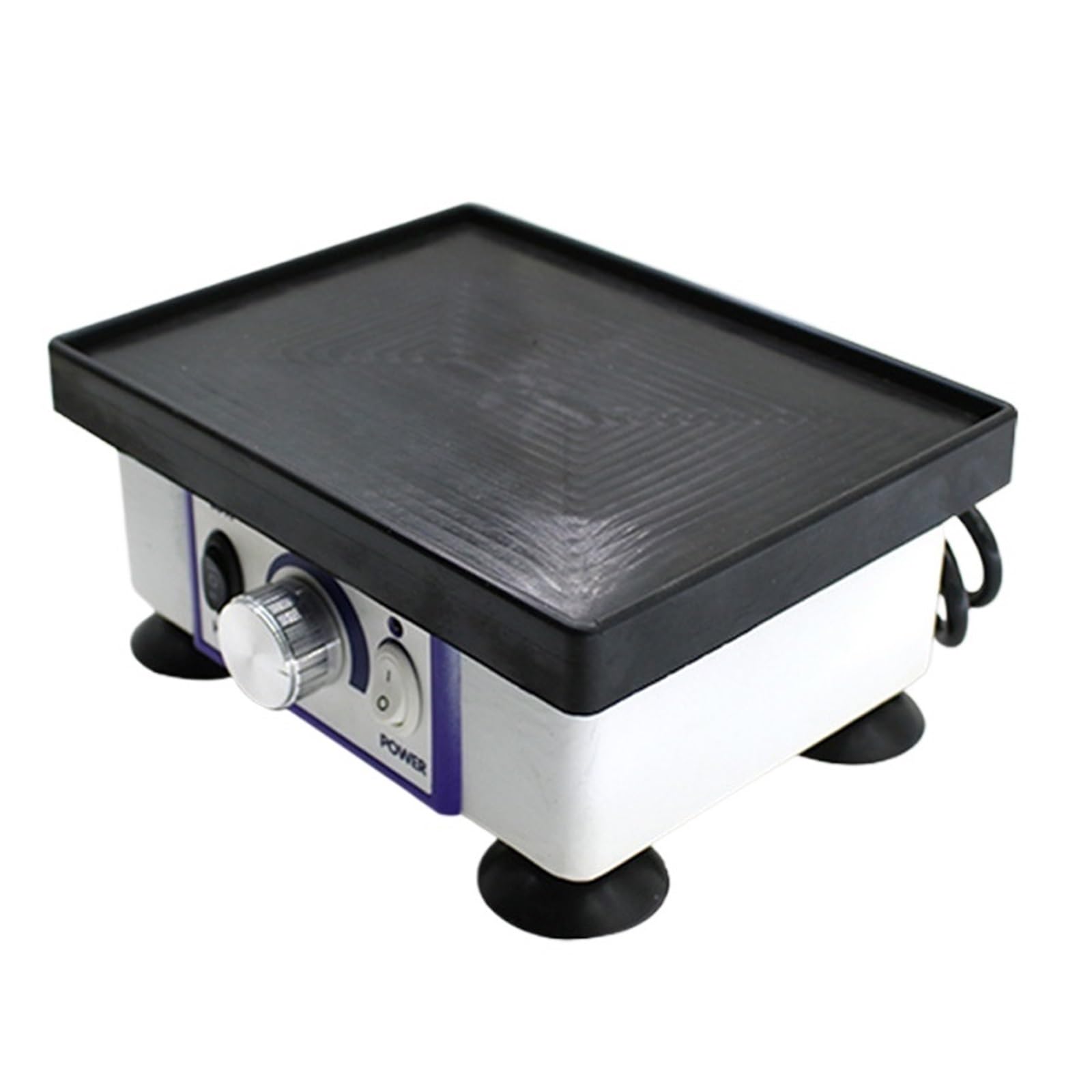 Laborschüttler, Laborvibrator-Oszillatorschüttler, Kleiner Quadratischer 2 Kg Leistungsstarker Gipsvibrator, Digitaler Orbitalschütteltisch