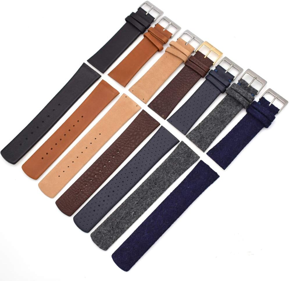 Watch Technicians Genuine Leather Skagen Band/Strap with Screws Fits Selected Models Listed Below