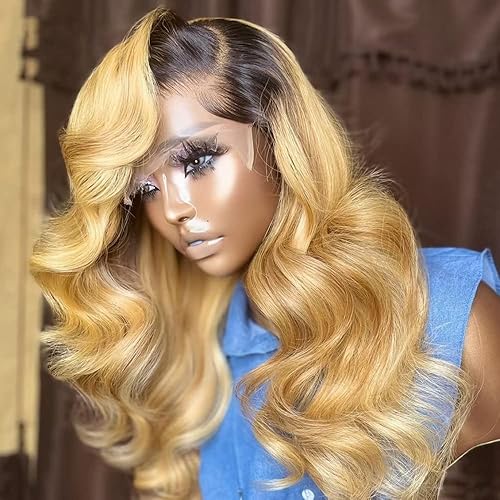 Miniatura 3 de Peluca de cabello humano brasileño Remy brasileño con cabello de bebé prearrancado con nudos blanqueados, densidad del 150%, 24 pulgadas